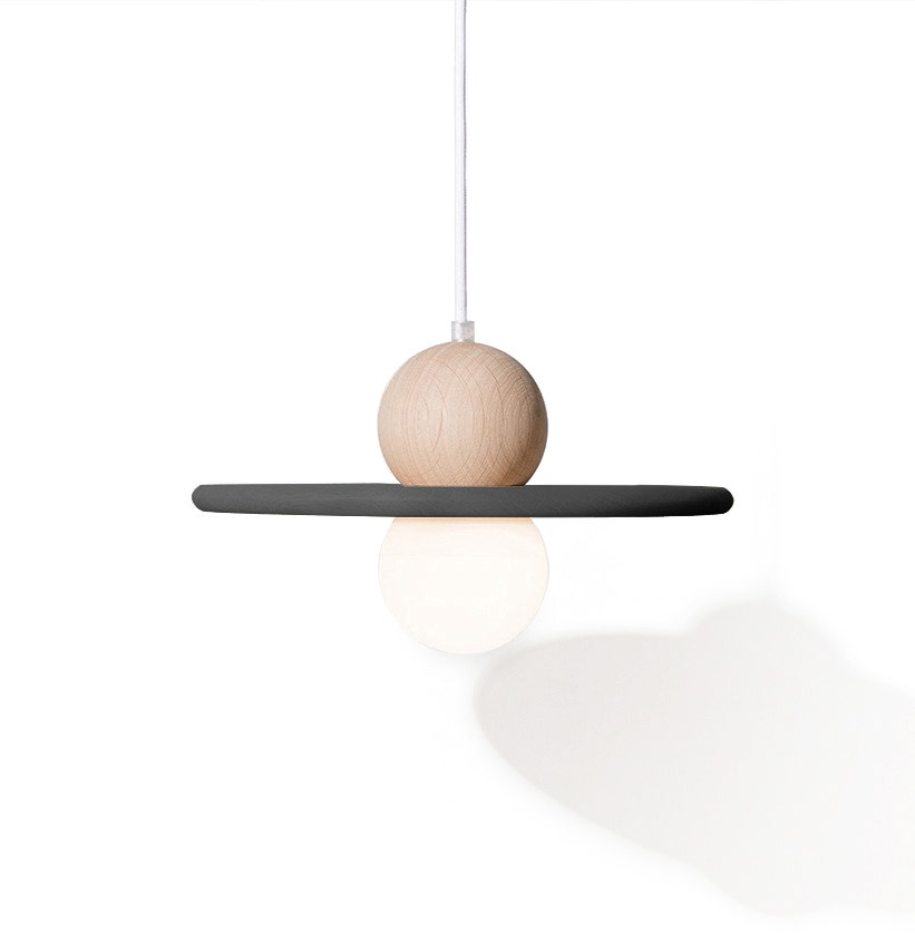 Suspension NEBULEUSE de Drugeot Manufacture, Gris fumé Suspension NEBULEUSE de Drugeot Manufacture, Gris fumé