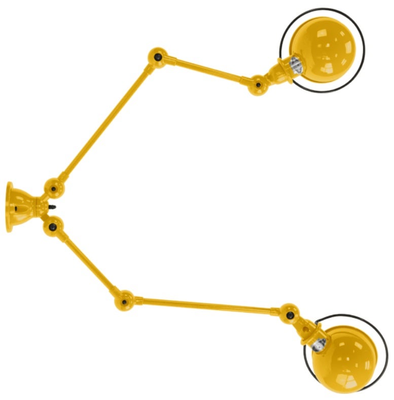 Suspension LOFT SKY4224 de Jieldé, Moutarde Suspension LOFT SKY4224 de Jieldé, Moutarde