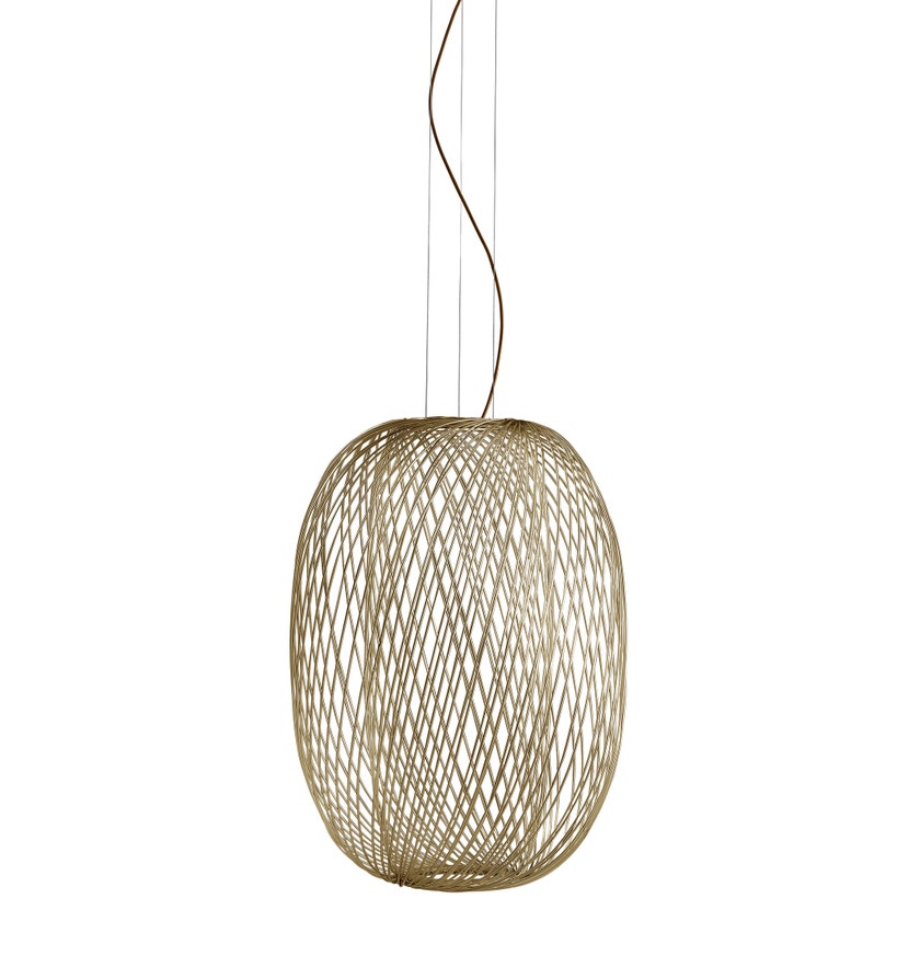 Suspension ANWAR T 90 DORÉ MAT de Parachilna