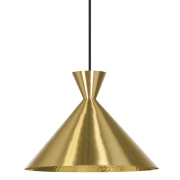 Suspension BEAT LIGHT TALL de Tom Dixon D.19, Laiton