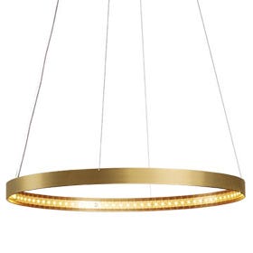 Suspension CIRCLE D.60 de Le Deun, Or brillant