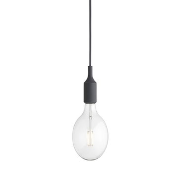 Suspension E27 de Muuto, Gris foncé
