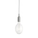 Suspension E27, Gris clair