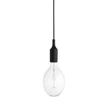 Suspension E27 de Muuto, Noir