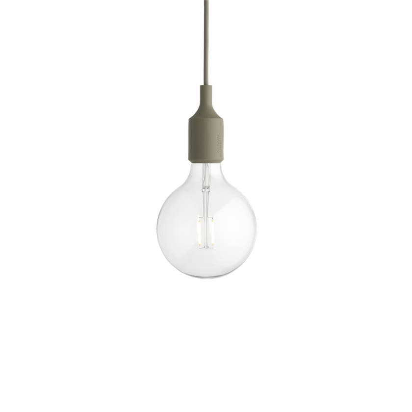 Suspension E27 de Muuto, Olive Suspension E27 de Muuto, Olive
