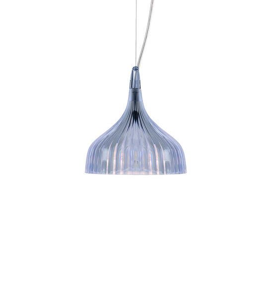 Suspension E' de Kartell, Bleu ciel