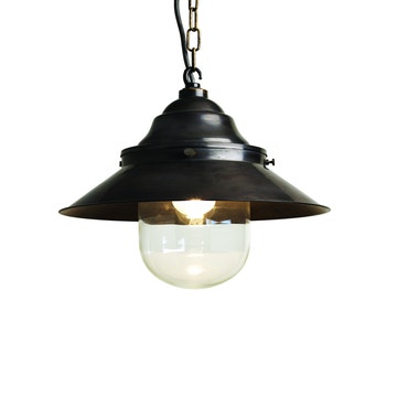 Suspension extérieure SHIP'S LARGE DECK de Davey Lighting, Noir