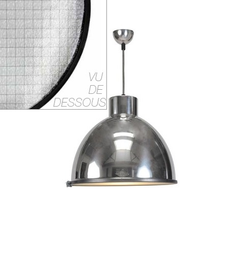 Suspension GIANT 2 D. 41 cm avec diffuseur en verre armé d'Original BTC