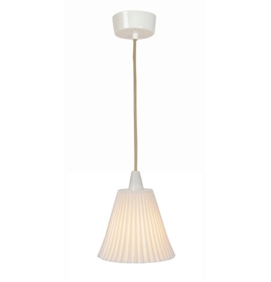 Suspension HECTOR PLEAT Large d'Original BTC, Blanc naturel