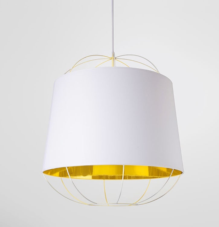 Suspension LANTERNA de Petite Friture, Moyen, Blanc
