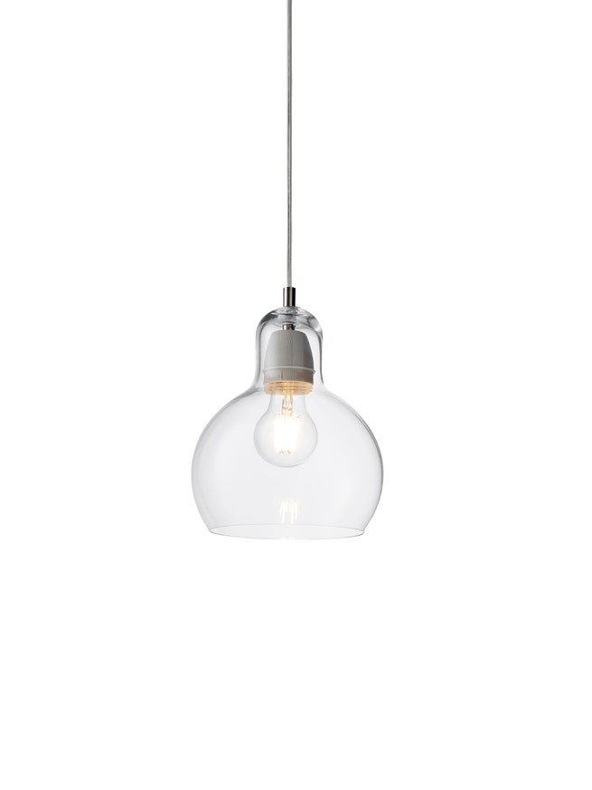 Suspension MEGA BULB de &Tradition, Ø.18, Clear, Cordon PVC transprent Suspension MEGA BULB de &Tradition, Ø.18, Clear, Cordon PVC transprent