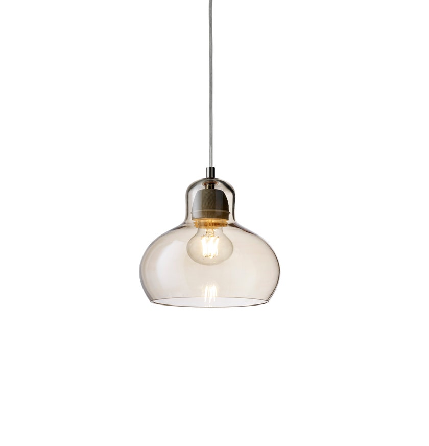 Suspension MEGA BULB de &Tradition, Ø18, Gold, Cordon blanc