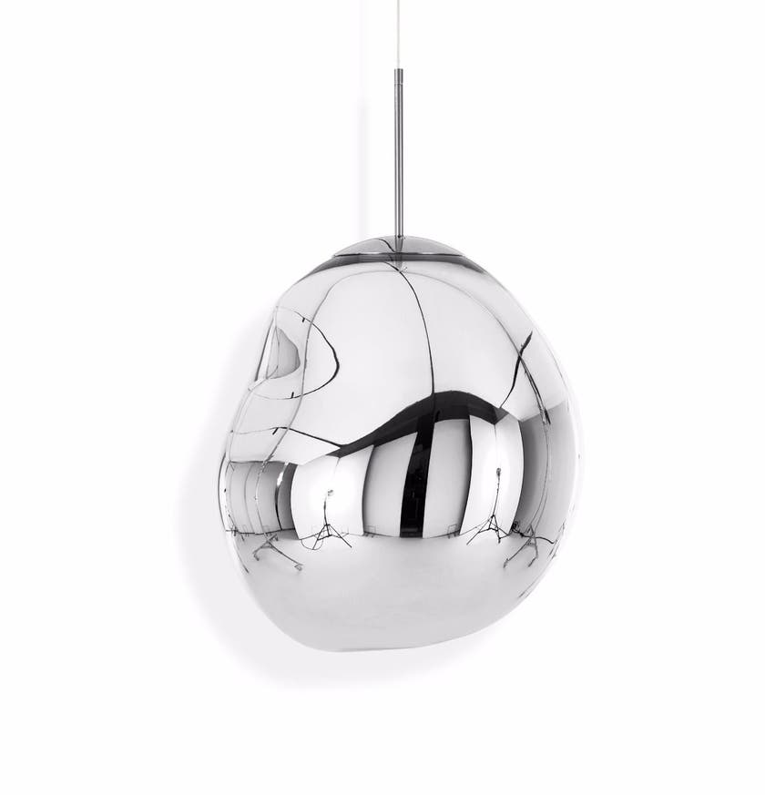 suspension MELT de Tom Dixon, grande, chrome