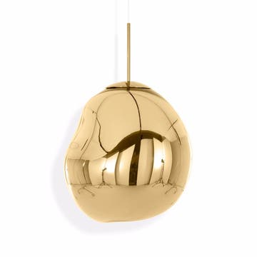 suspension MELT de Tom Dixon, grande, doré