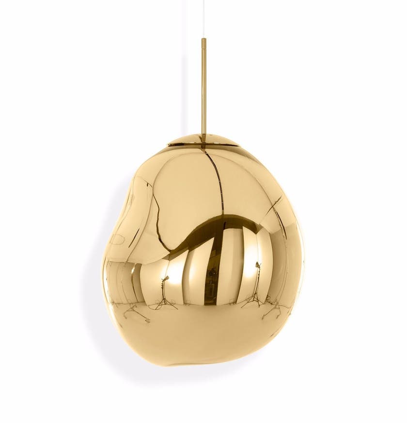suspension MELT de Tom Dixon, grande, doré