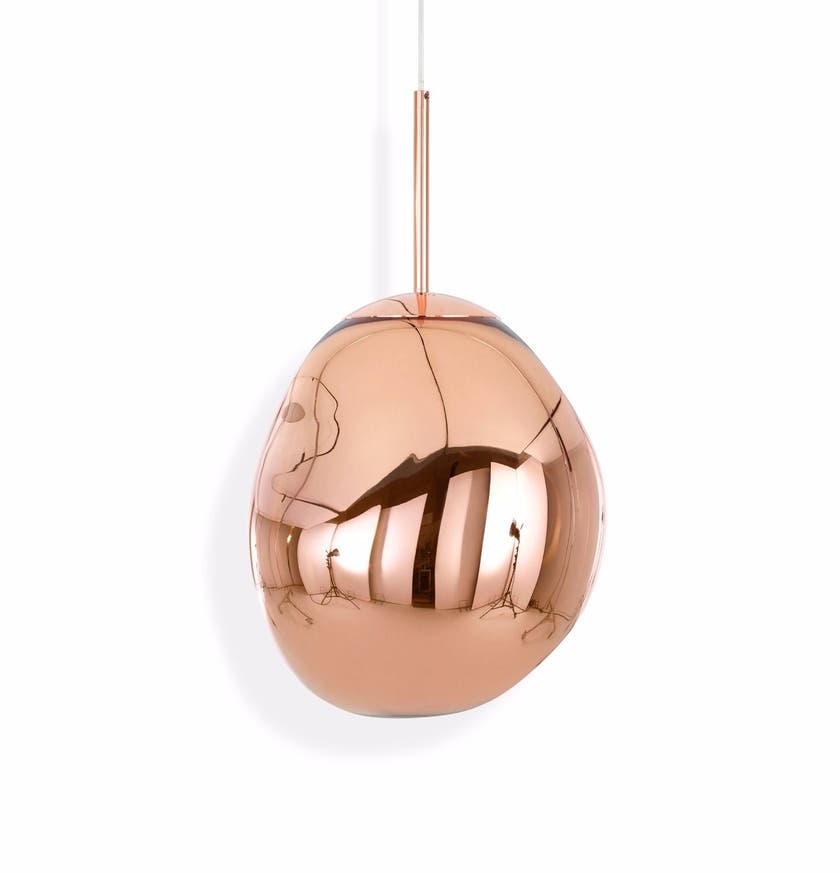 suspension MELT de Tom Dixon, petite, cuivre