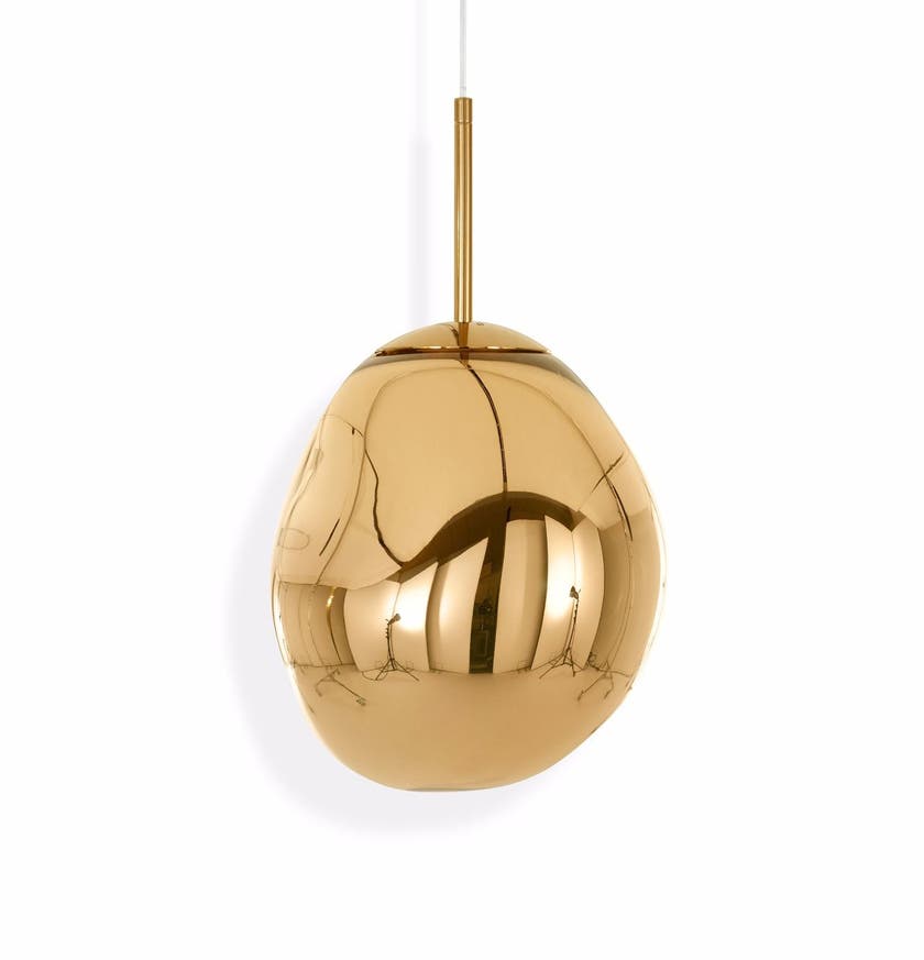 suspension MELT de Tom Dixon, petite, doré