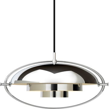 Suspension MULTI-LITE de Gubi, Chrome