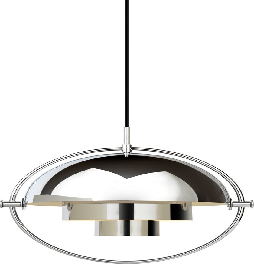 Suspension MULTI-LITE de Gubi, Chrome