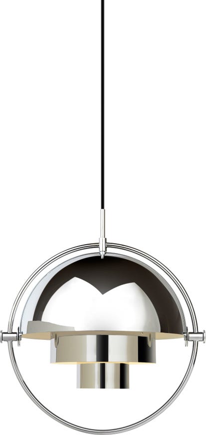 Suspension MULTI-LITE de Gubi, Chrome Suspension MULTI-LITE de Gubi, Chrome