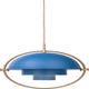 Suspension MULTI-LITE, Bleu et laiton