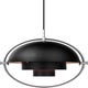Suspension MULTI-LITE, Noir et chrome