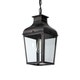 Suspension MONTROSE SMALL PENDANT de Nautic, Bronze patine foncé, Verre clair