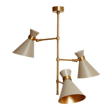 Suspension PEGGY de Gong, Gris