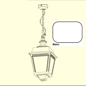 Suspension PLACE DES VOSGES 2 de Roger Pradier®, Blanc