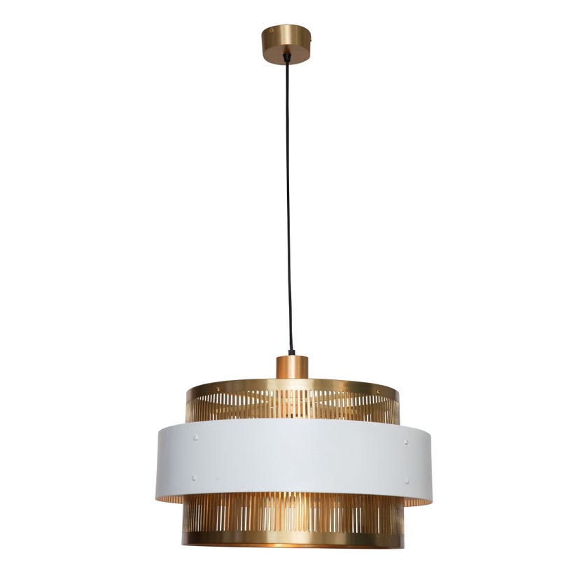 Suspension ronde TARYA de Gong, Blanc Suspension ronde TARYA de Gong, Blanc
