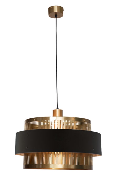 Suspension ronde TARYA de Gong, Noir Suspension ronde TARYA de Gong, Noir