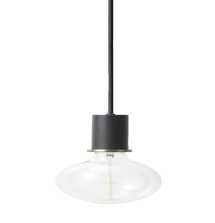 Suspension SOCKET LOW  de Ferm Living, Noir