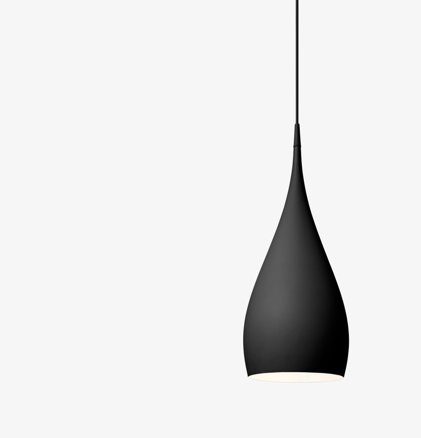Suspension SPINNING BH1 de &Tradition, Ø25, Noir mat