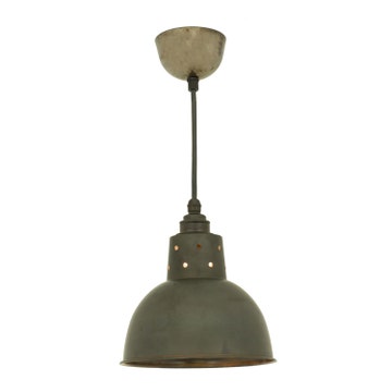 Suspension SPUN avec corde de Davey Lighting, Cuivre vieilli