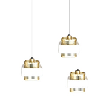 Suspension TARYA TRIO de Gong, Blanc