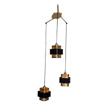 Suspension TARYA TRIO de Gong, Noir