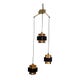 Suspension TARYA TRIO de Gong, Noir