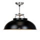Suspension TITAN 1, Noir avec intérieur blanc