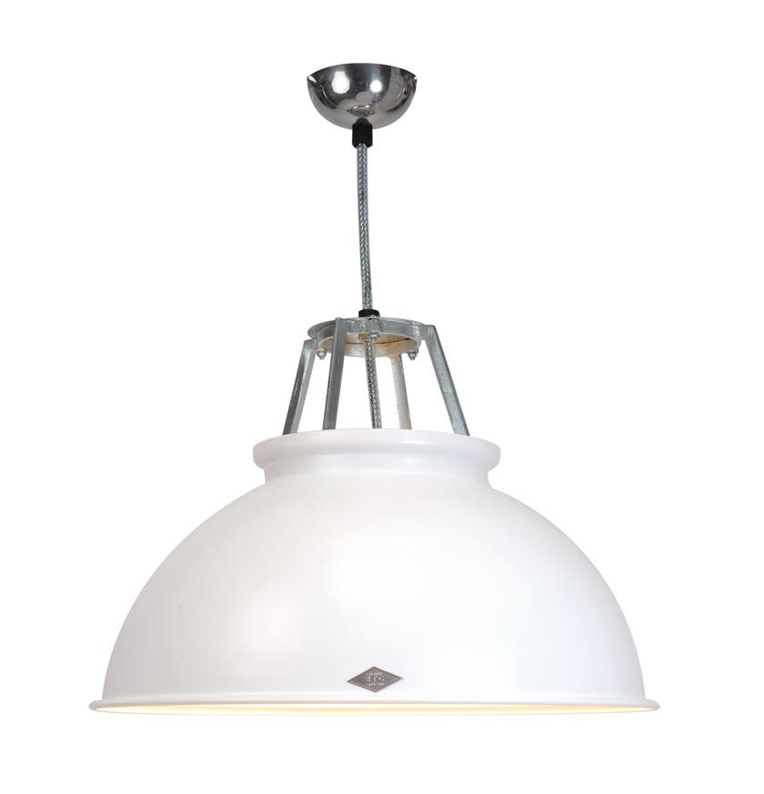 Suspension TITAN 5 d'Original BTC, Intérieur blanc, Blanc