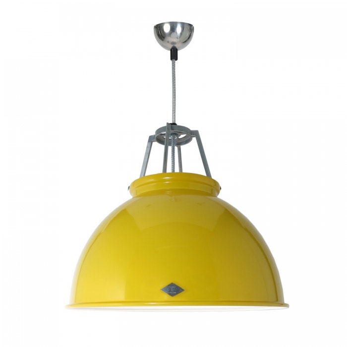 Suspension TITAN 5 d'Original BTC, Intérieur blanc, Jaune Suspension TITAN 5 d'Original BTC, Intérieur blanc, Jaune