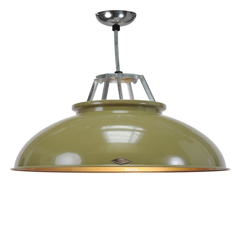 Suspension TITAN 5 d'Original BTC, Intérieur bronze, Vert olive