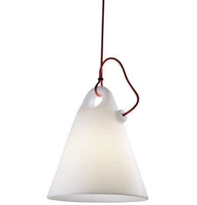 Suspension TRILLY de Martinelli Luce, D. 45, Blanc