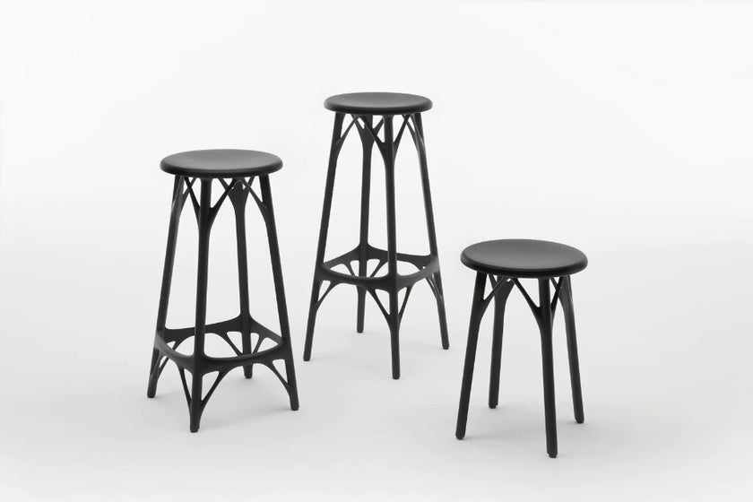 Tabouret haut A.I STOOL LIGHT de Kartell, 65 cm, Noir Tabouret haut A.I STOOL LIGHT de Kartell, 65 cm, Noir