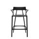 Tabouret haut avec dossier A.I STOOL de Kartell, 75 cm, Noir