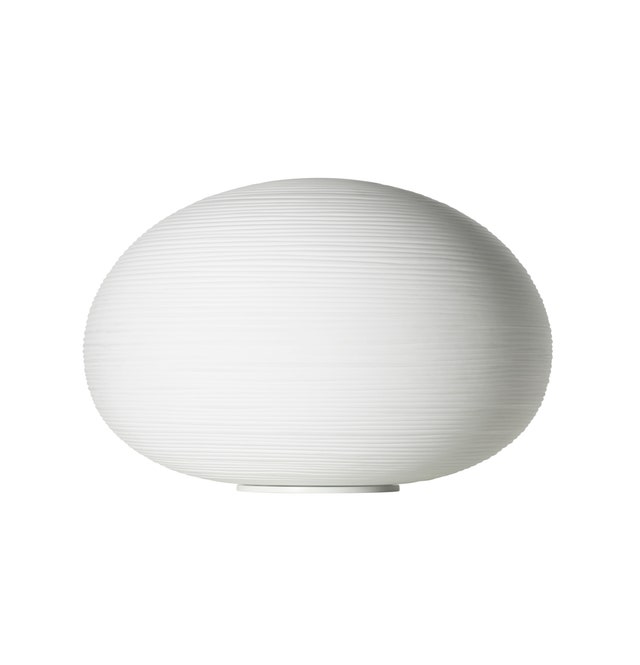 Lampe à poser RITUALS XL de Foscarini, Avec variateur, Verre blanc