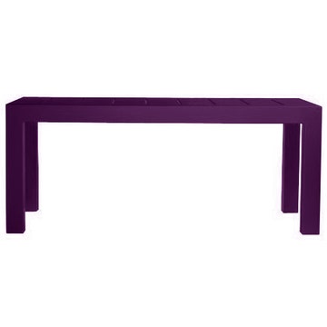 TABLE RECTANGULAIRE JUT 180, Prune de VONDOM