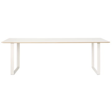 TABLE 70/70 DE MUUTO, 225 x 90 CM, BLANC
