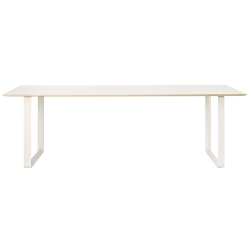 TABLE 70/70 DE MUUTO, 225 x 90 CM, BLANC TABLE 70/70 DE MUUTO, 225 x 90 CM, BLANC