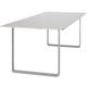 TABLE 70/70, 225 X 90 CM, GRIS CLAIR