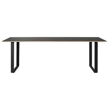 TABLE 70/70 DE MUUTO, 225 X 90, NOIR